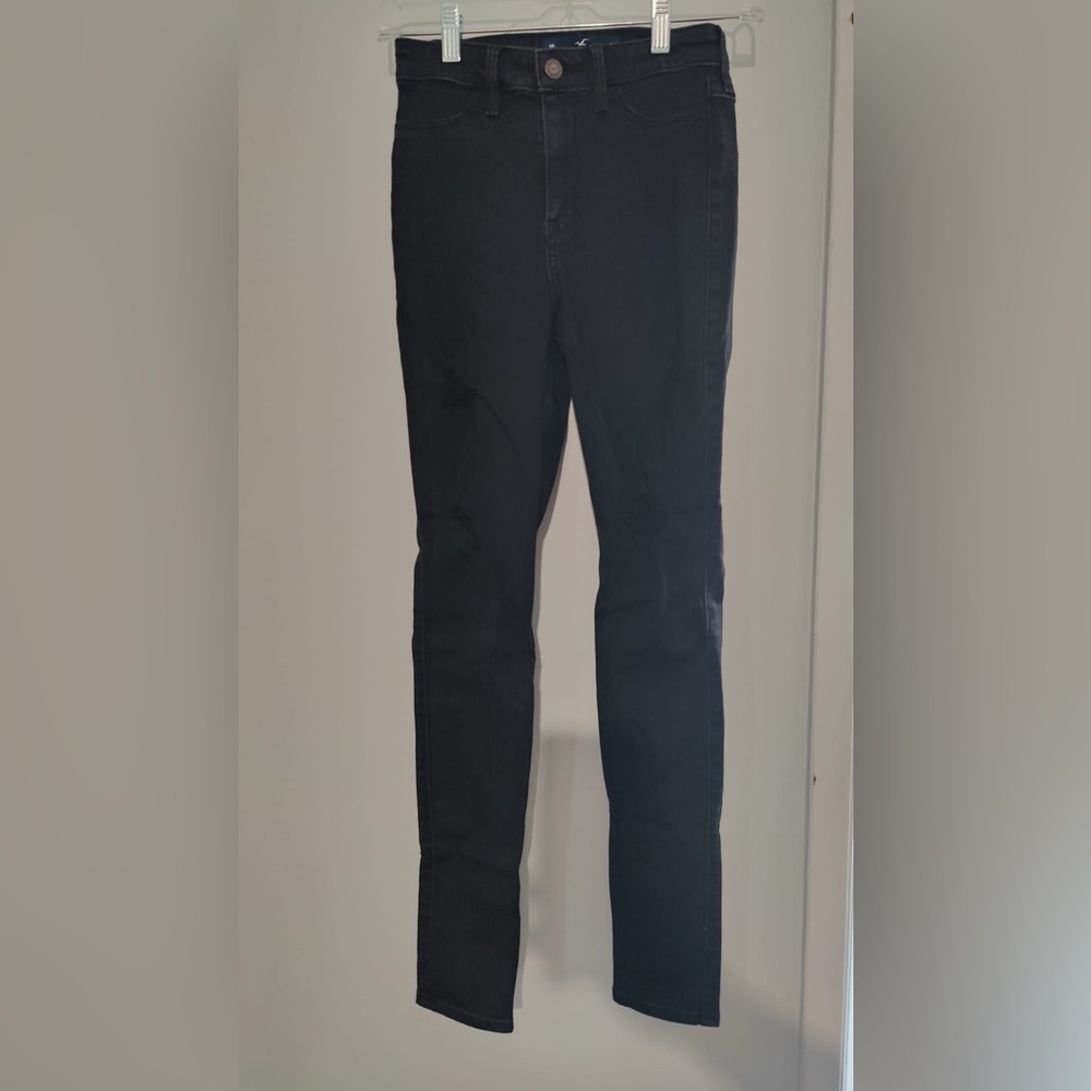 Hollister Black Skinny Jeans Sleek Fit